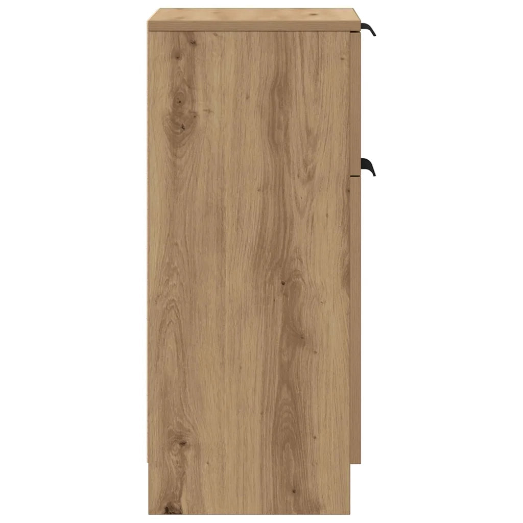 Credenza Rovere Artigianale 30x30x70 cm in Legno Multistrato 856953
