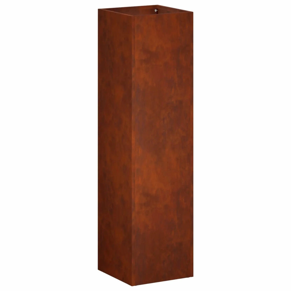 Vaso da giardino Ruggine 20 x 20 x 75 cm Acciaio Corten 8005328