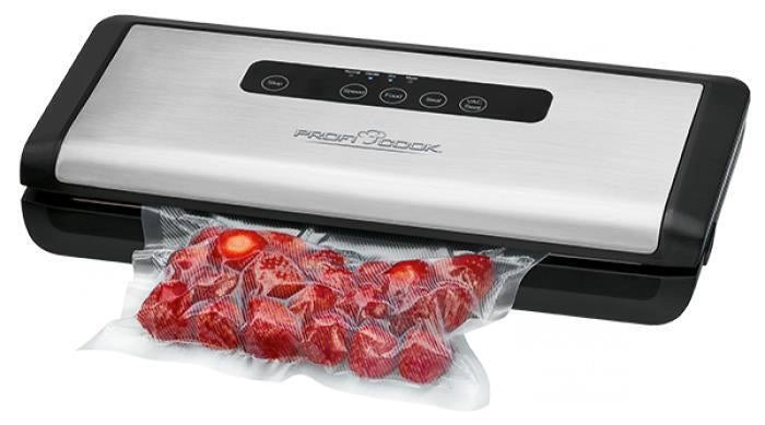 ProfiCook PC-VK 1146 macchina per sottovuoto 800 mbar Nero, Acciaio inox