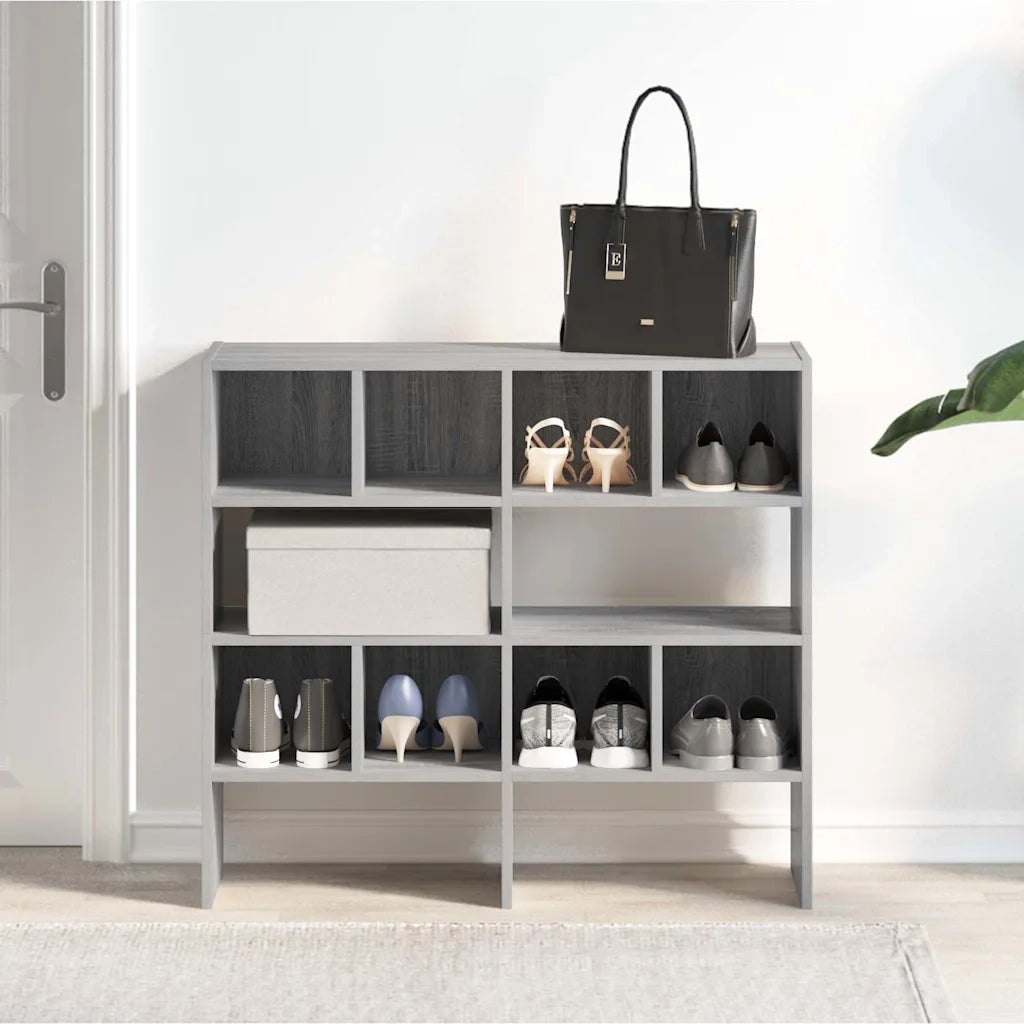 Scarpiere 2 pz Impilabili Grigio Sonoma 89,5x30x40 cm CFW1577471