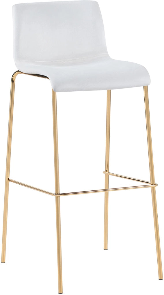 Barhocker Hoover Samt 4-FuЯ Gold