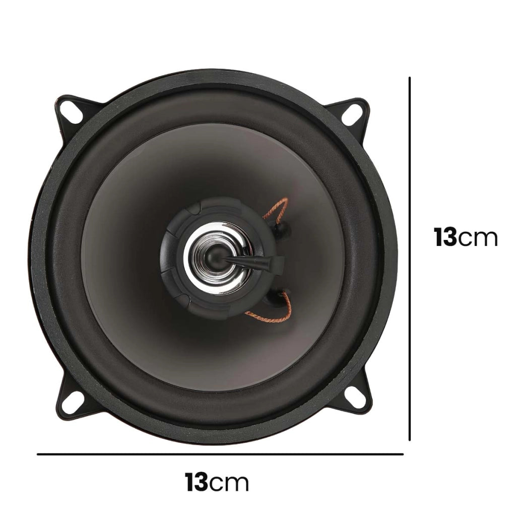 Altoparlante per auto da 5 pollici 350 W 13×13 cm Magnete in ferrite Sensibilità 90 dB Nero Avizar