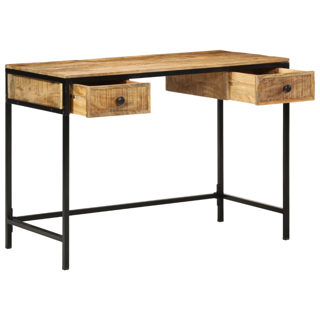 Scrivania 105x50x75 cm Legno Massello di Mango