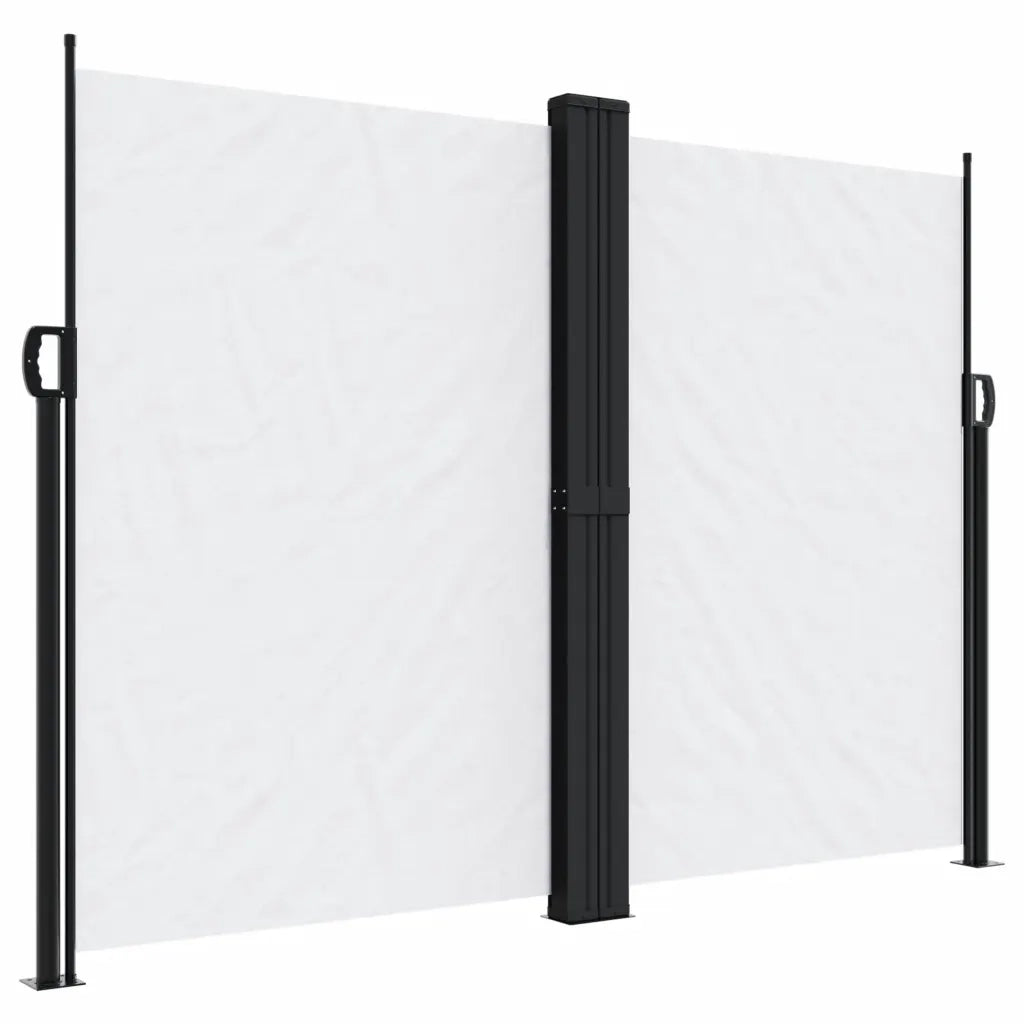 Tenda da Sole Laterale Retrattile-Tenda parasole per balcone per giardino Bianco 180x600 cm 941844