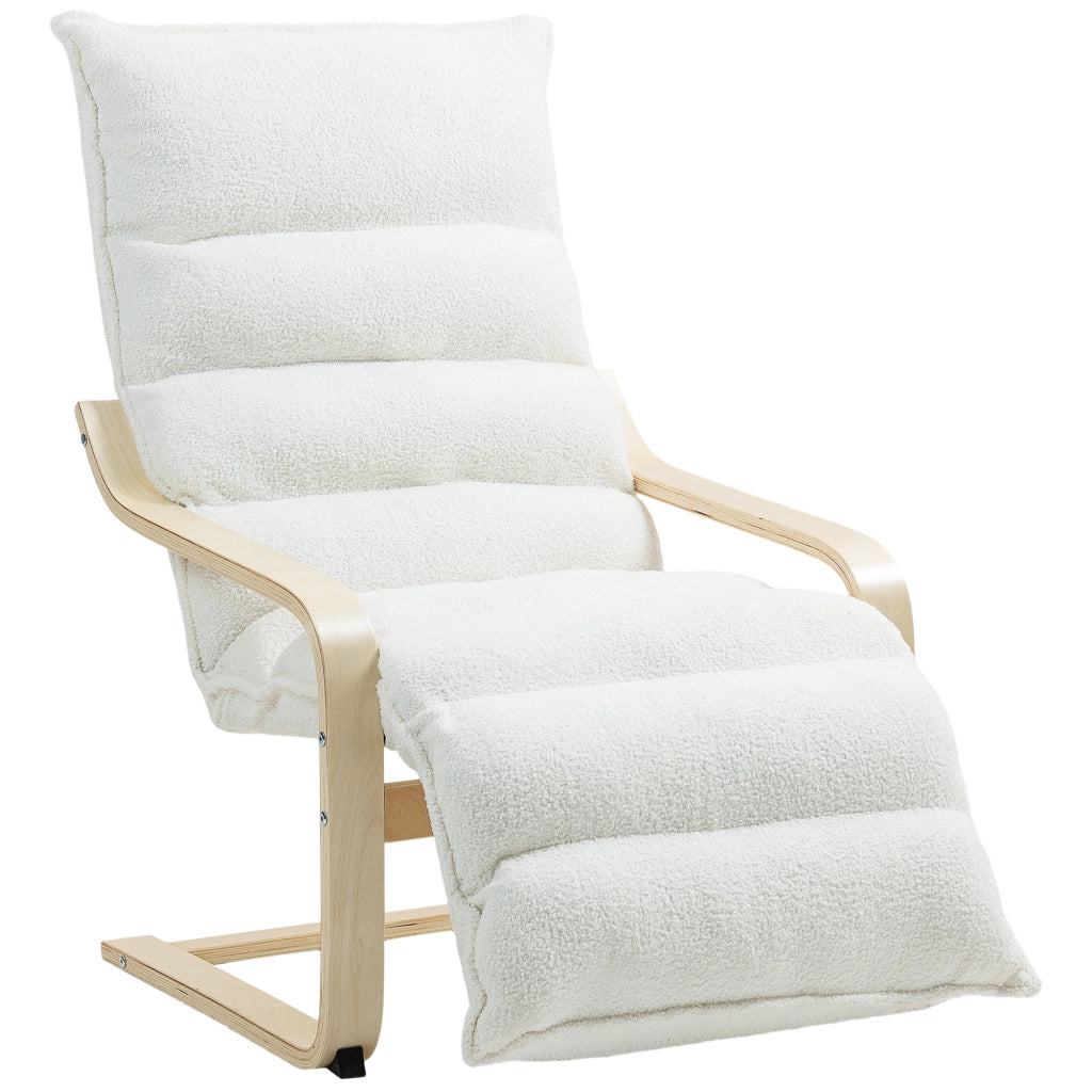 Poltrona in legno di betulla ¨C zephmum ¨C bianco