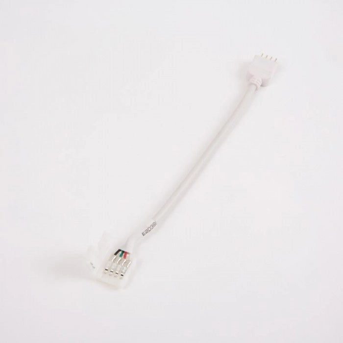 Connettore per striscia LED RGB 10mm 4pin clip Ecolight