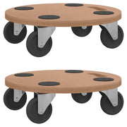 Pedane 2 pz Rotonde in Legno Multistrato CFW8536662