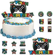 Decorazione di compleanno per bambini - decorazione di torta per feste di videogiochi.