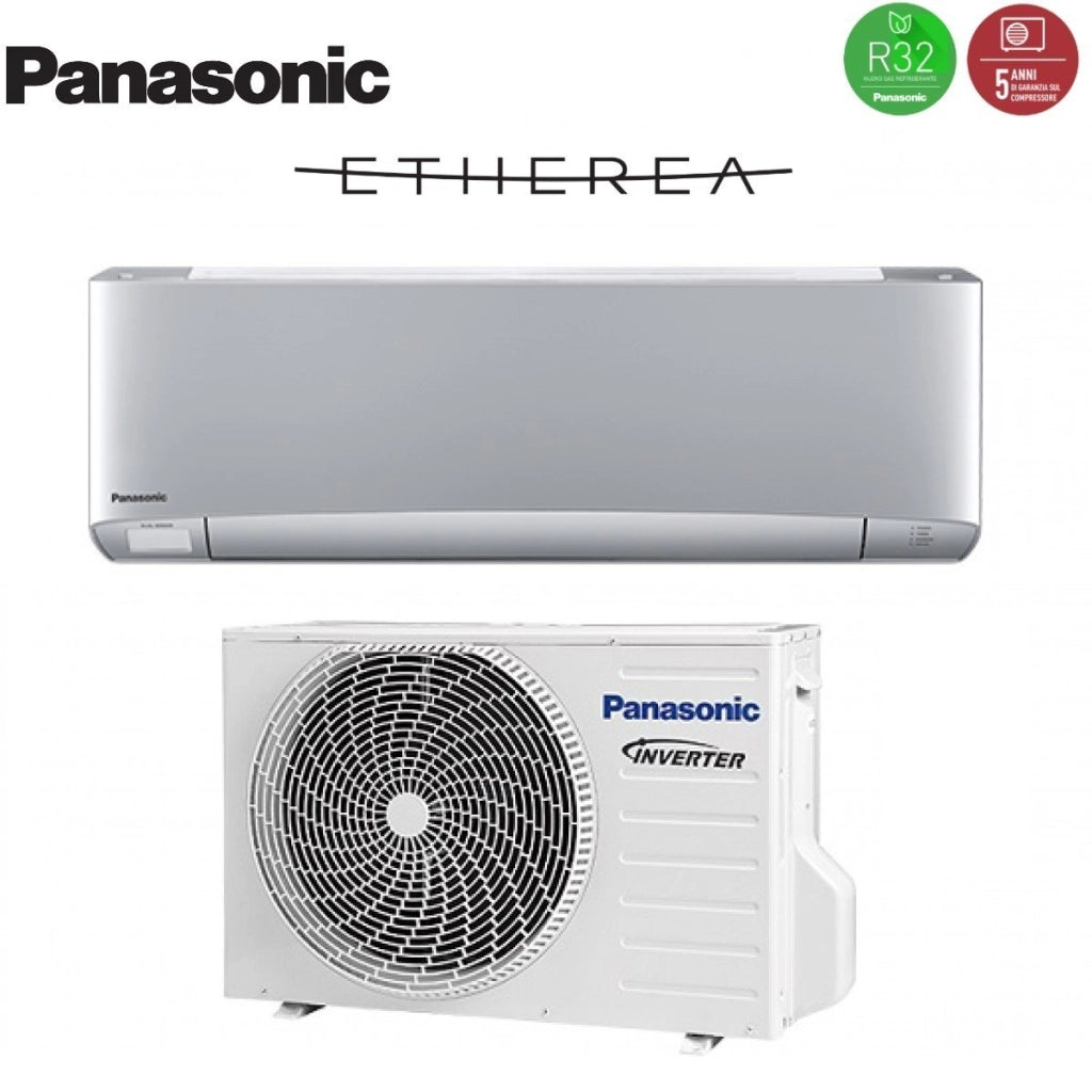 Condizionatore Panasonic Etherea Silver 18000 Btu CS-XZ50ZKEW R-32 Wi-Fi Integrato