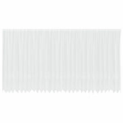 Tenda in Pizzo con tende Floreale Bianco 240x750cm Poliestere