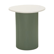 Tavolino VKH1121, Verde, Marmo Artificiale, 40x42x45 cm