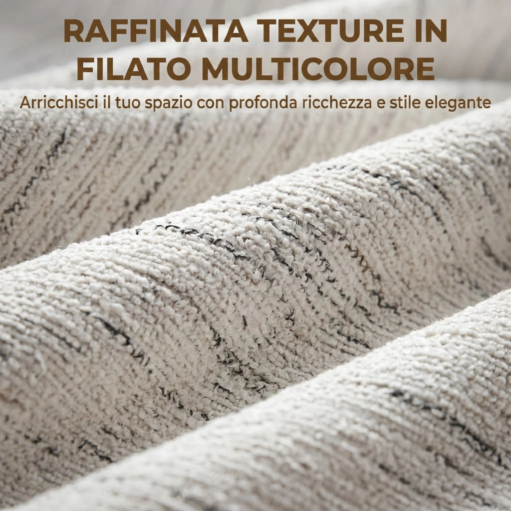 Poltrona Imbottita in Tessuto con Cuscino Lombare ¨C zephmum ¨C Bianco