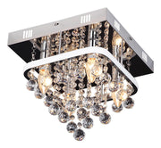 Plafoniera Rabalux Pallas cristallo cromo LED 30 cm