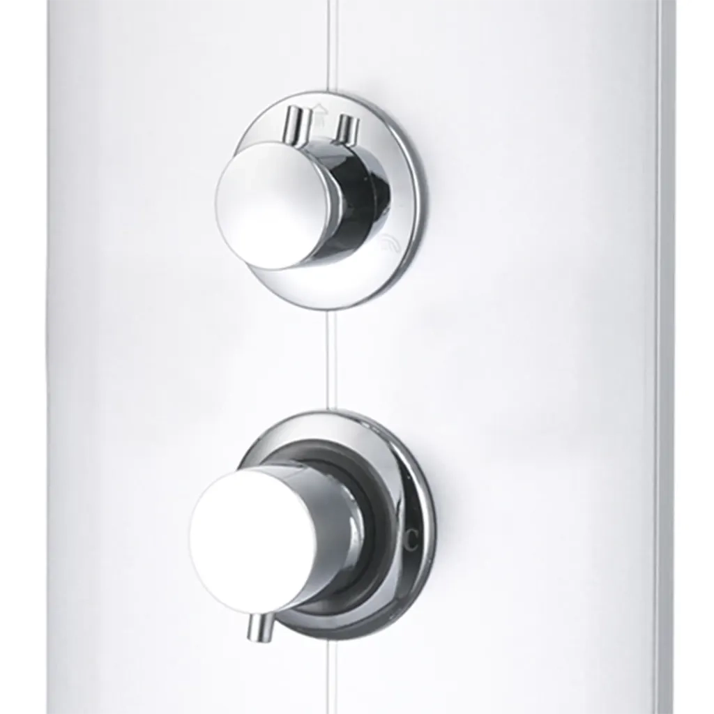 Pannello Doccia 25x43x110 cm Argento CFW2144033