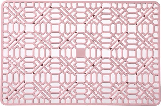 Mat di protezione per lavandino in silicone - 40x27cm - Resistenente al calore - Mat di asciugatura per cucina - Protezione per lavandino e utensili da cucina contro le abrasioni - Adatto per uso domestico, cucina, hotel, ostello, ristorante