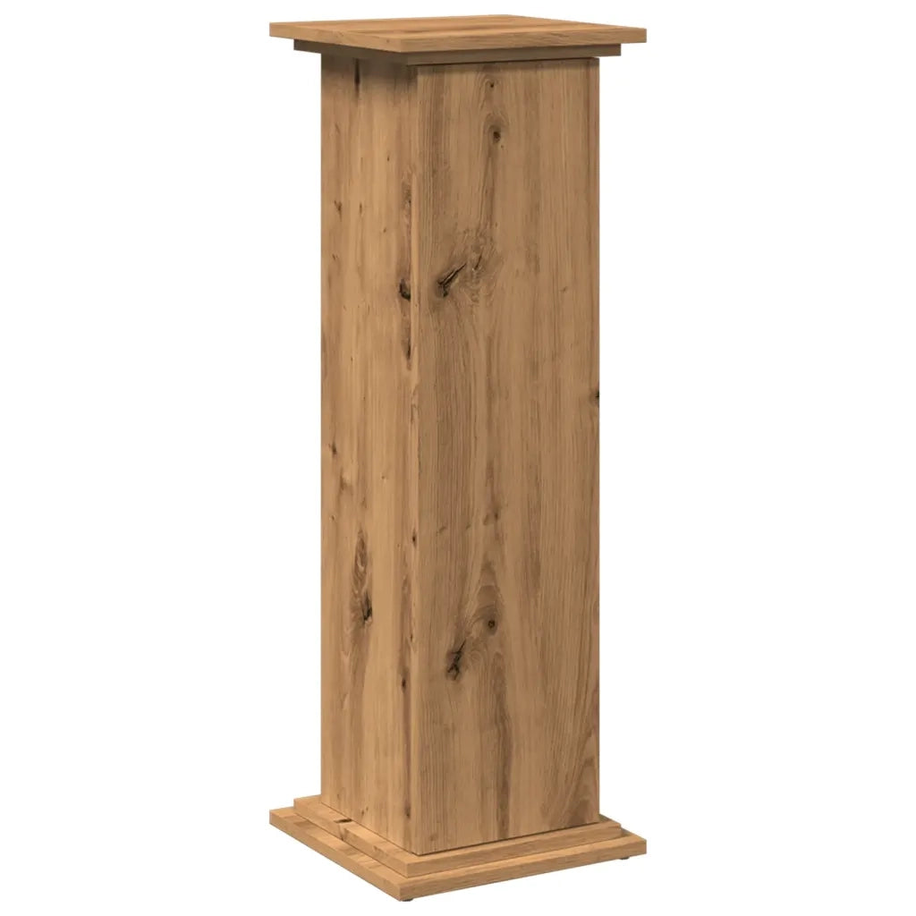 Espositore Portaoggetti Rovere Artigianale 31x30x90 Truciolato 854615