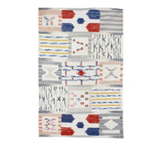 Tappeto Empire 100 in lana avorio e multicolore