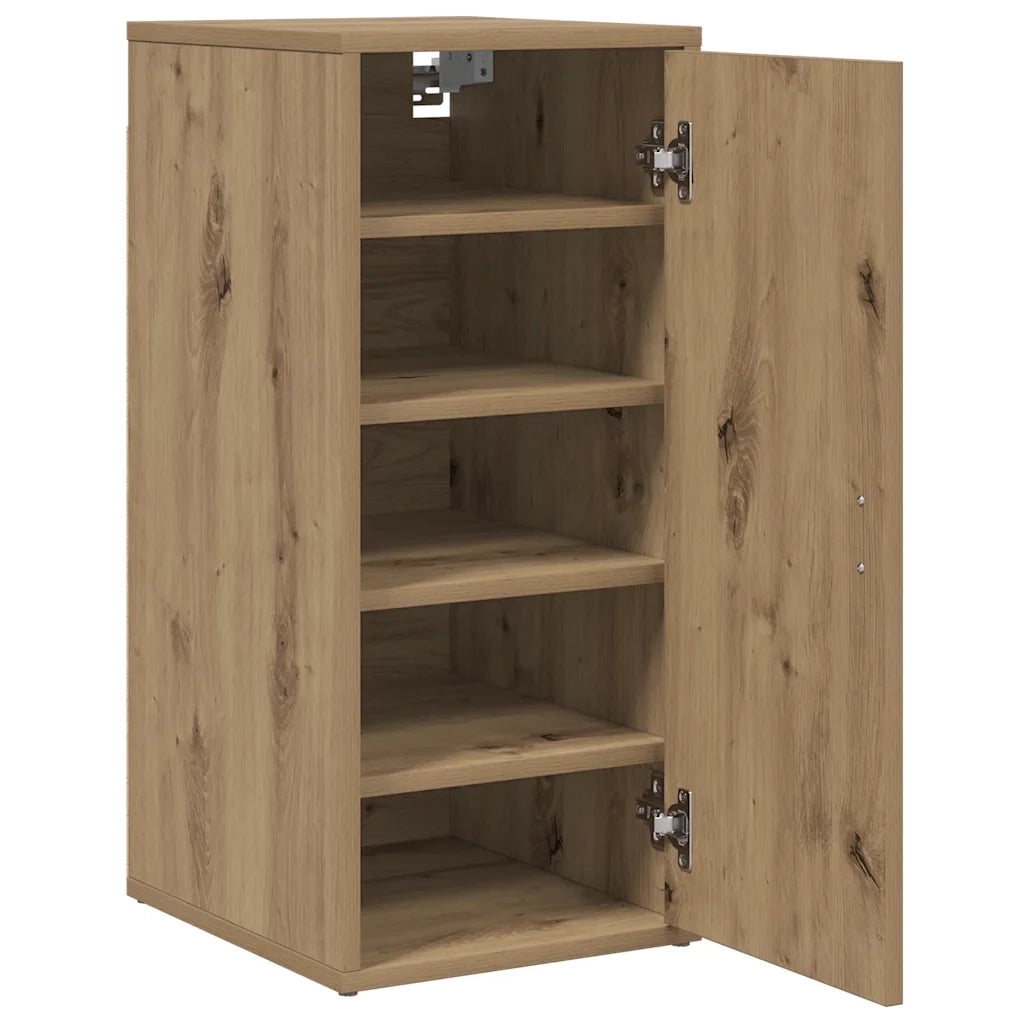 Scarpiera | Mobile per scarpe Rovere Artigianale 32x35x70 cm in Legno Multistrato