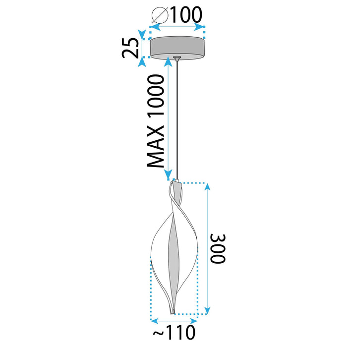 Lampada Led G120-cp Gold
