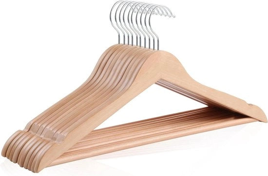 Hangers per pacchi - Set da 10 - 44 cm - Colore naturale