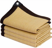 Ombrellone 3x7m Tende Rettilineo Acquaparanti, con fori - Leggero, per Patio Zonizzazione Tende Ombreggiatori UV-bloccanti Zonizzazione per Giardino Terrazza Piscina Campeggio, Beige