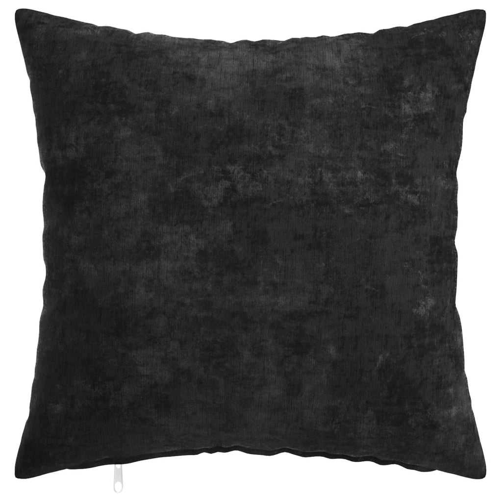 Federa 6 pz HEERLEN Antracite 40 x 40 cm Tessuto Chenille 908498