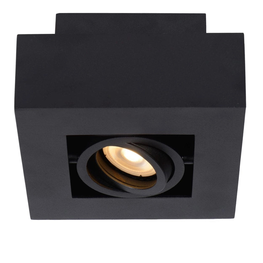 Lucide Xirax faretto soffitto nero GU10 5W 2200-3000K