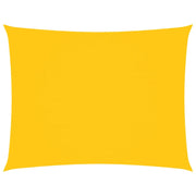 Parasole a Vela Oxford Rettangolare 3,5x4,5 m Giallo