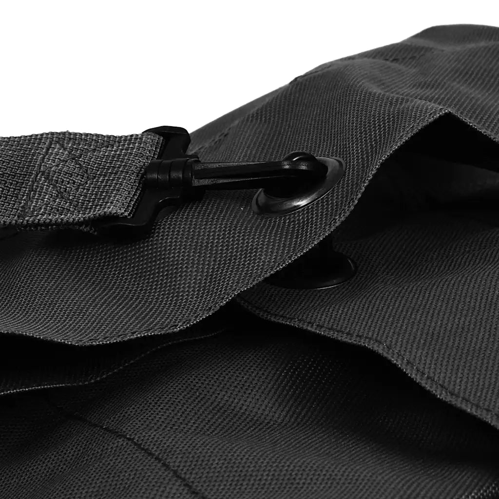Borsone da Viaggio in Stile Militare 85 L Nero CFW6570006