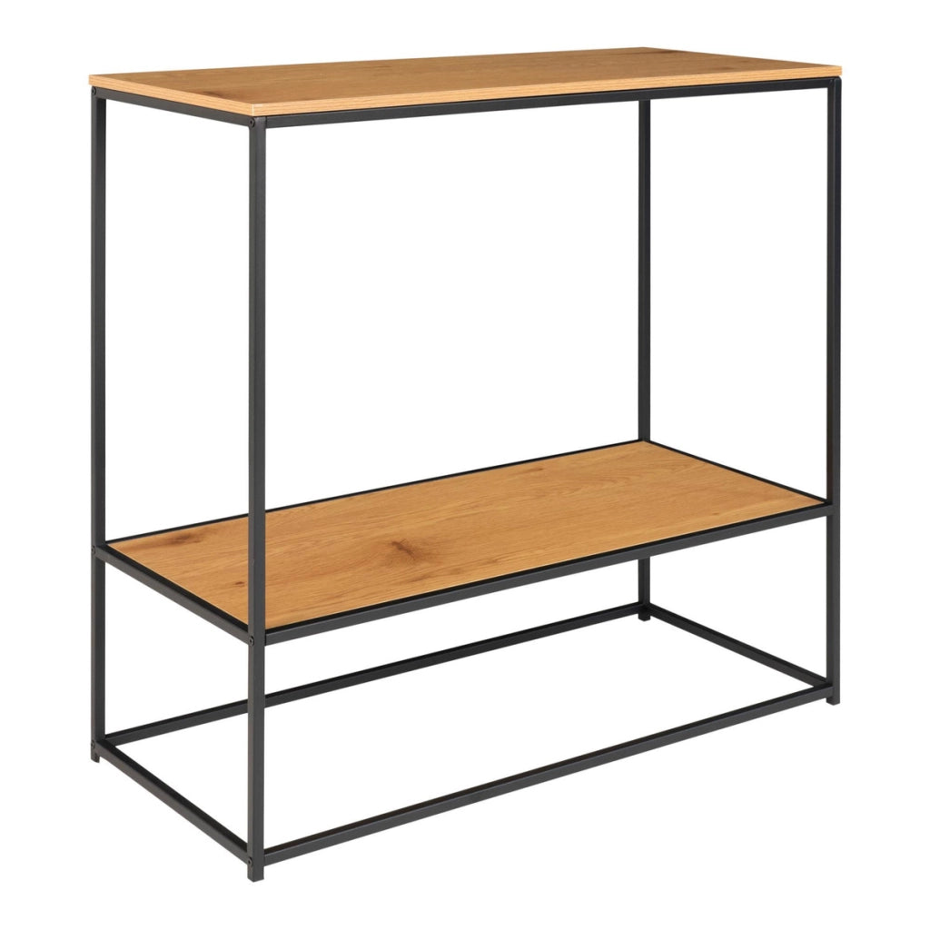 Tavolo Consolle Vita, Marrone, Metallo, 36x80x80 cm