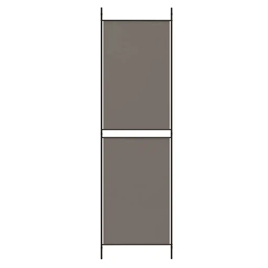 Divisorio a 5 Pannelli Antracite 250x180 cm Tessuto 350220