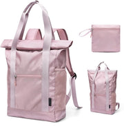 Borsa da Golf di Alta Qualità, Zaino da 2 in 1 Rotolabile, Borsa da Viaggio Leggera, Borsa da Scuola o da Lavoro, Borsa da Viaggio per Campeggio, 22L, Rosa-Viola