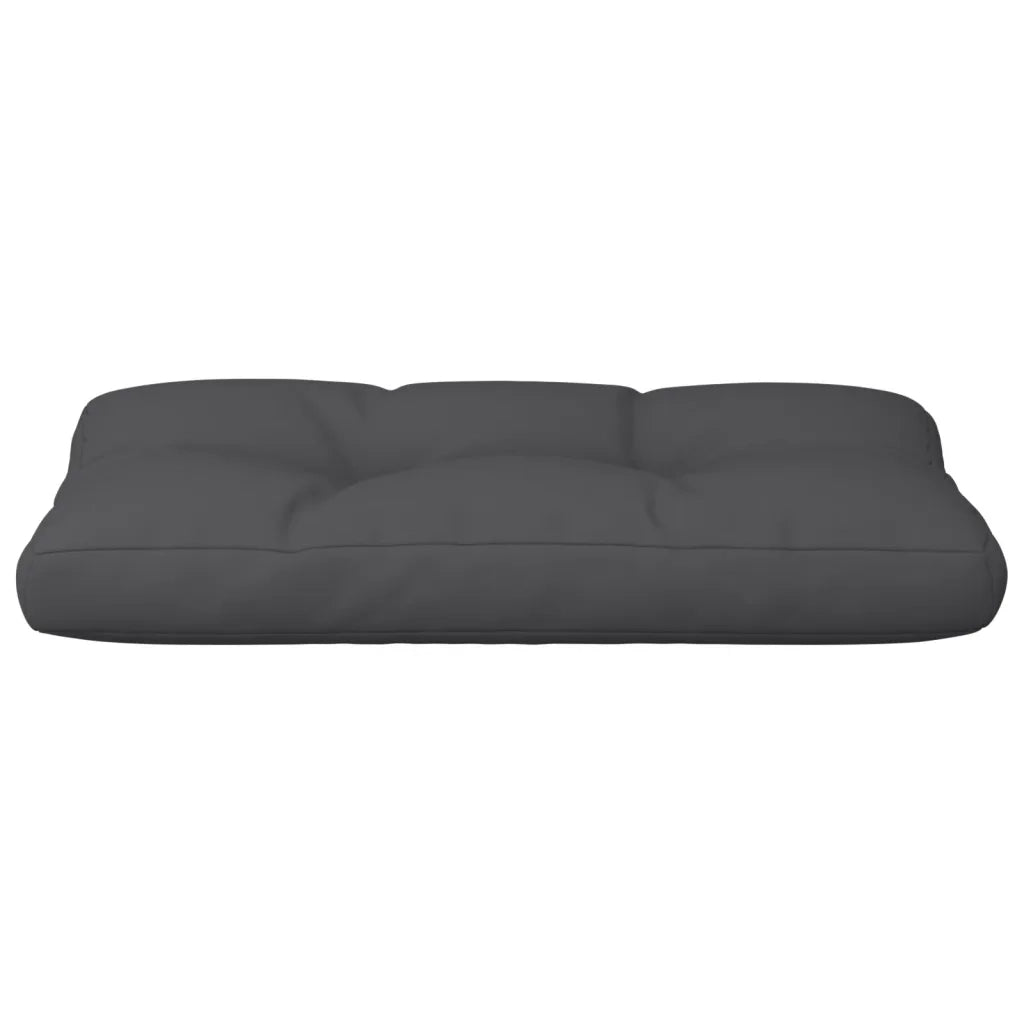 Cuscino per Pallet Nero 70x40x12 cm in Tessuto