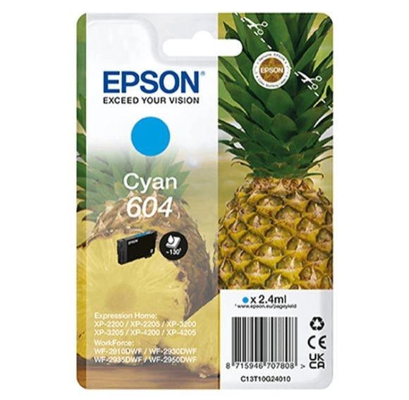 Epson 604 cartuccia d'inchiostro 1 pz Originale Resa standard Ciano