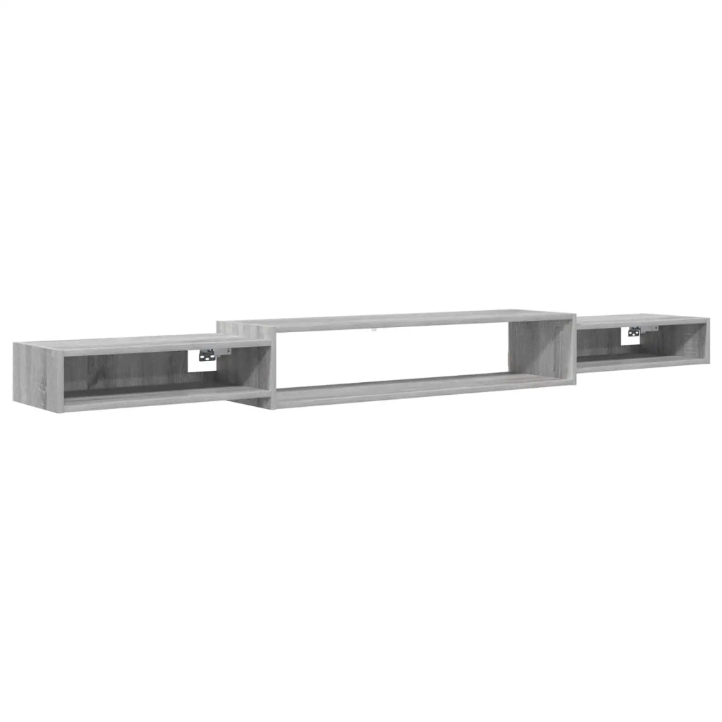 Mobile TV da Parete A parete Sonoma grigio 220 x 28 x 21 cm