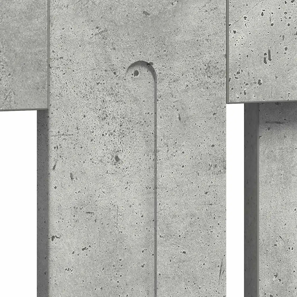 Copertura per radiatori Grigio cemento 112 x 19 x 81,5 cm 884105