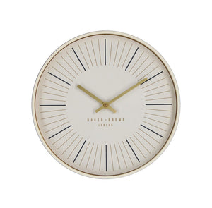 Orologio da Parete  Ø30x4,5 cm in Plastica Whatever Bianco