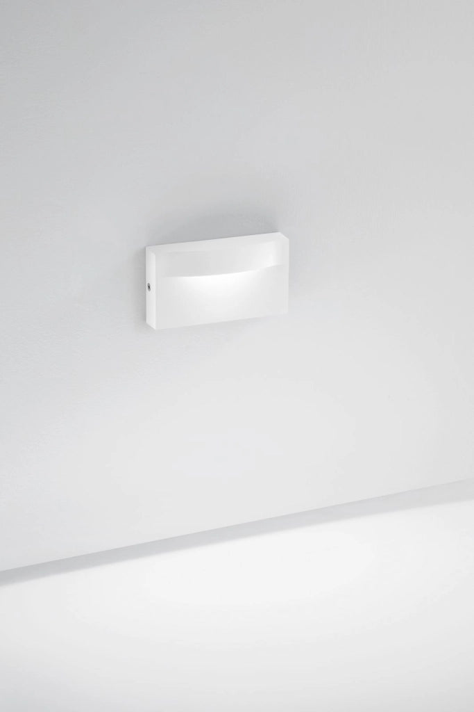APPLIQUE LED MOBULA BIANCO IN ALLUMINIO 8W 1100LM 3000K IP65 420X180X165MM