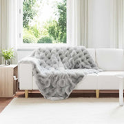 Coperta antiscivolo in sintetica di coniglio Olite 4 pcs Grigio