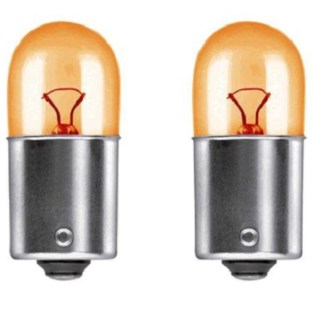 Trade Shop - Lampadine Posizione L-p127 Bau15s Ry10w Auto 12v 10w Luce Calda Alogena No Canbus -