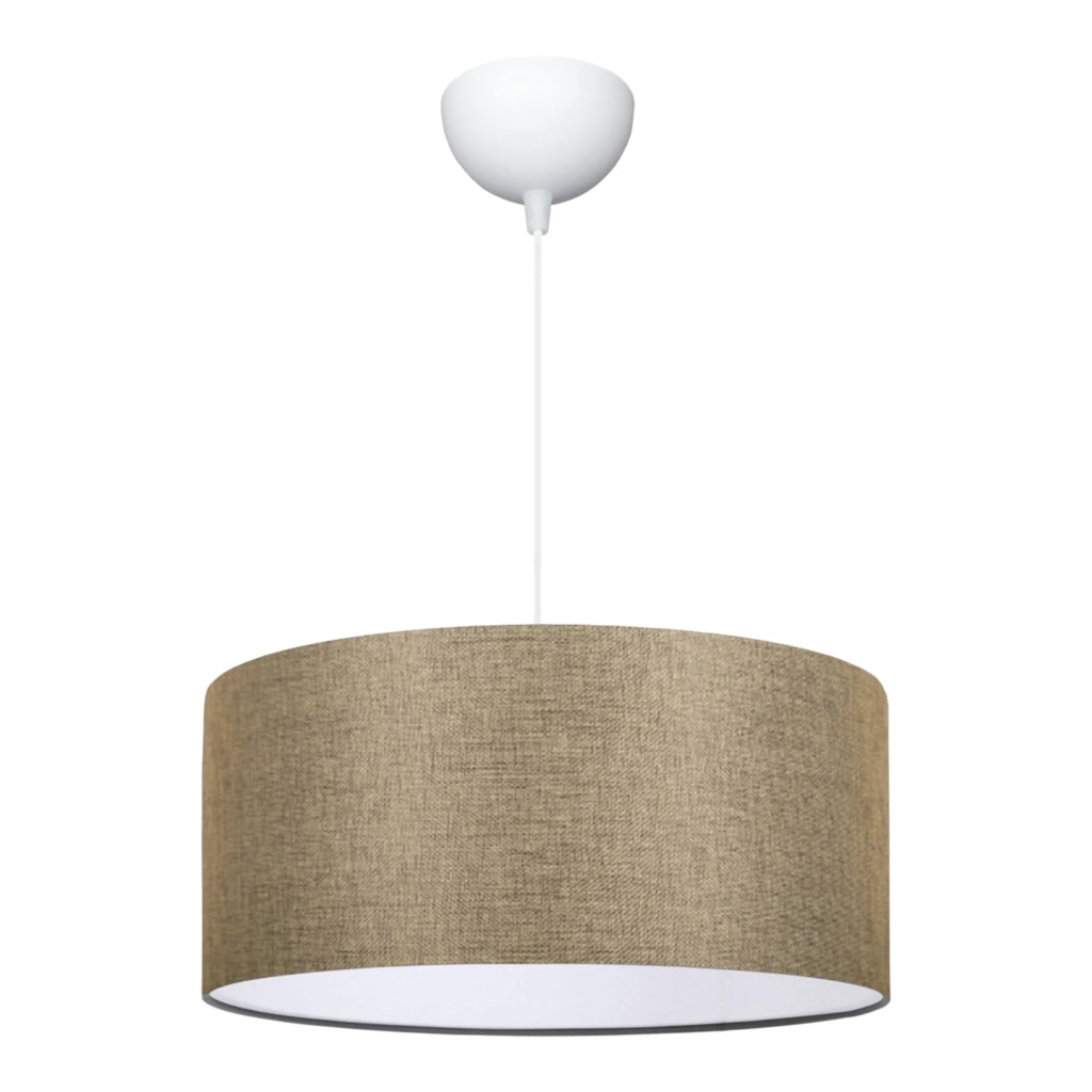 Lampadario a sospensione E27 70 x 38 cm beige 03_0007596