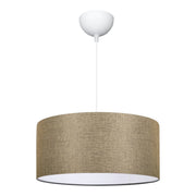 Lampadario a sospensione E27 70 x 38 cm beige 03_0007596