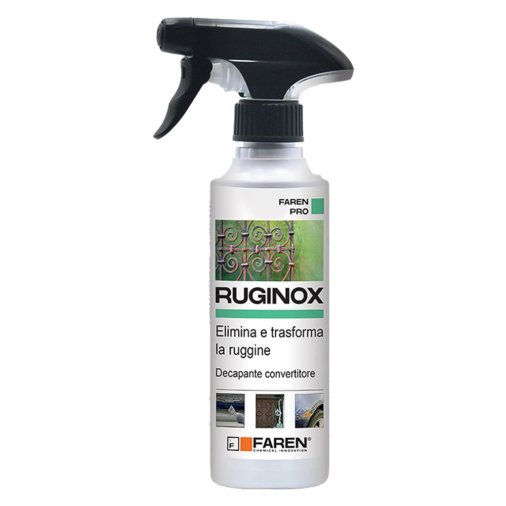 CONVERTITORE-SCIOGLI RUGGINE 'RUGINOX' ml 250 - spray- 12 pezzi  - FAREN