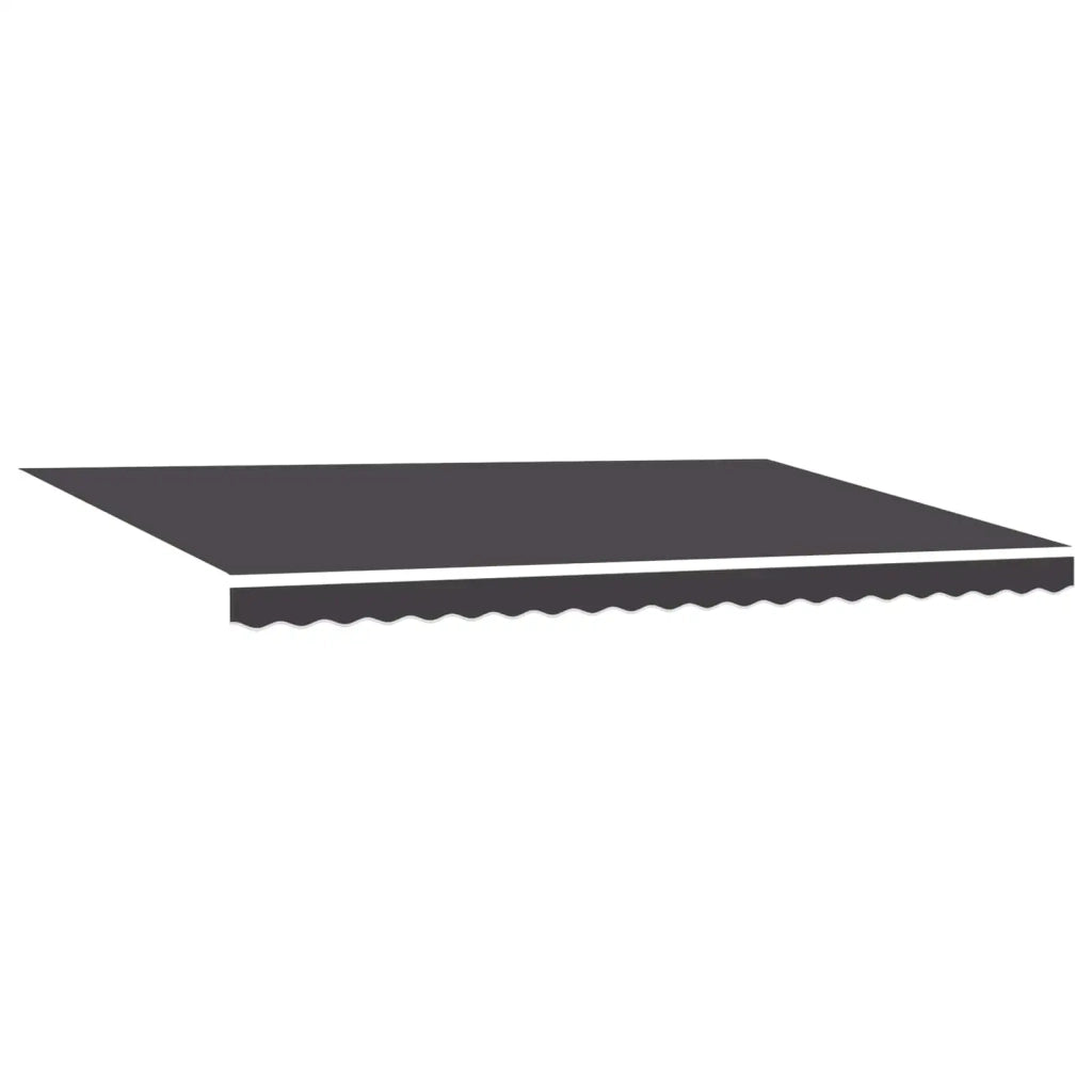 Tenda Retrattile Antracite 500 × 300 cm Poliestere e Alluminio 3331217