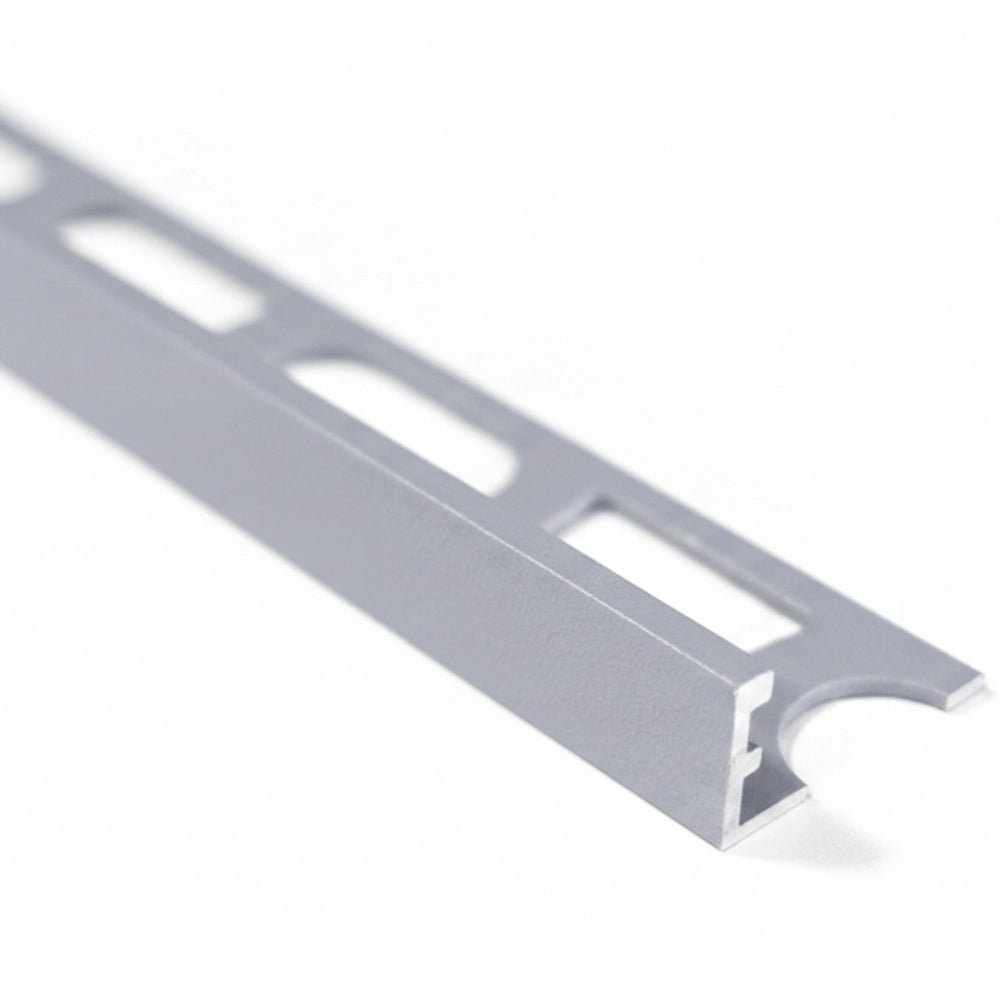 Profilo in alluminio verniciato a l per finitura parete proangle *** colore- grigio artico - 127, confezione 1
