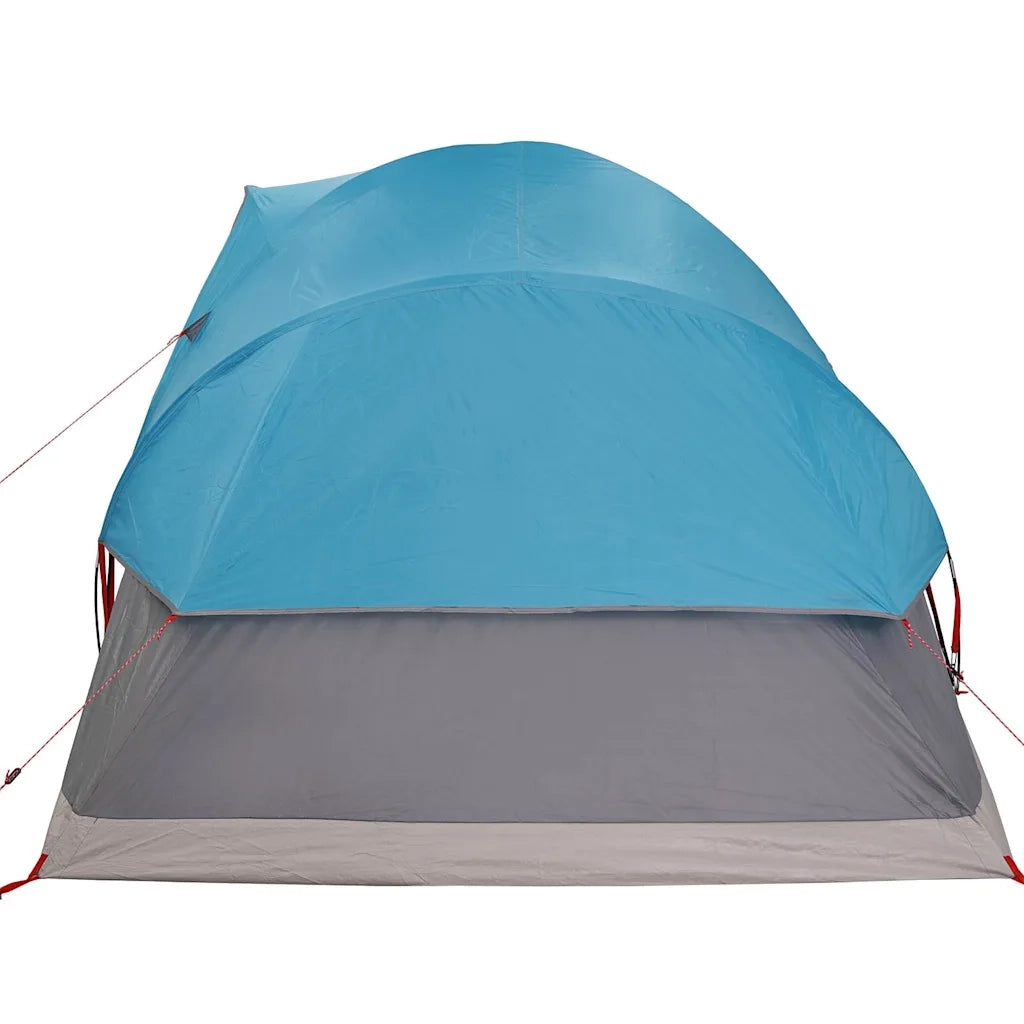 Tenda da Campeggio a Cupola per 9 Persone Blu Impermeabile