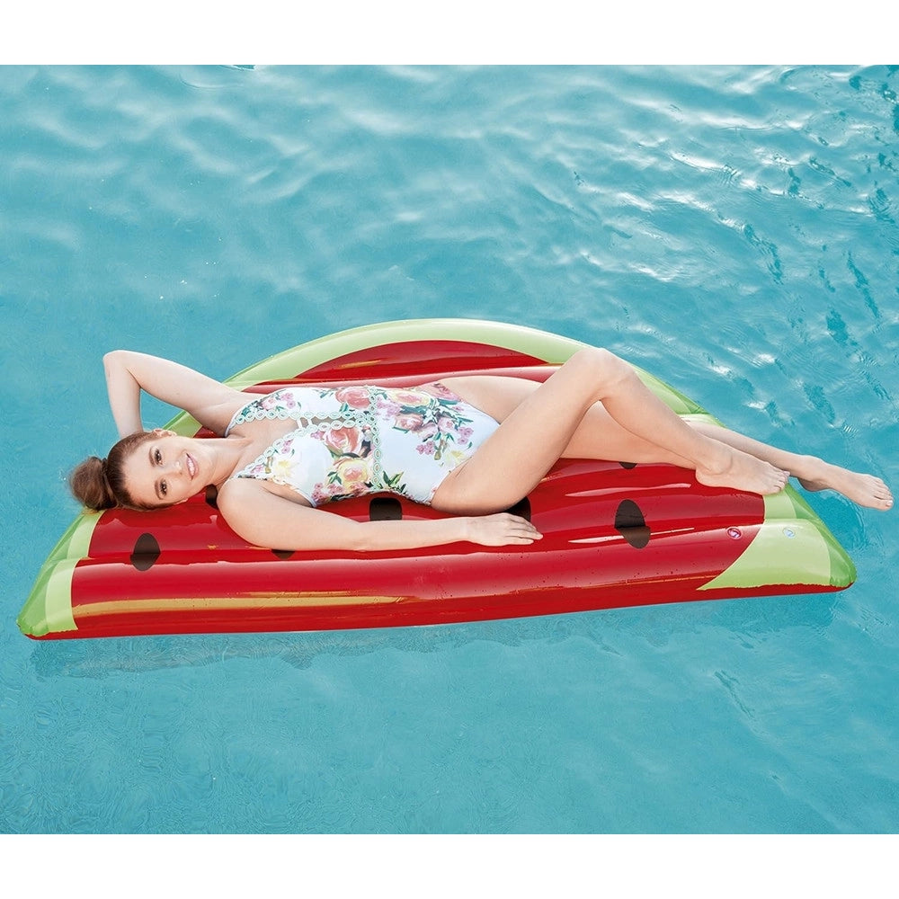 Trade Shop - Materasso Gonfiabile Mare Design Frutta Assortita Ananas Fragola Anguria Lime 016127 -