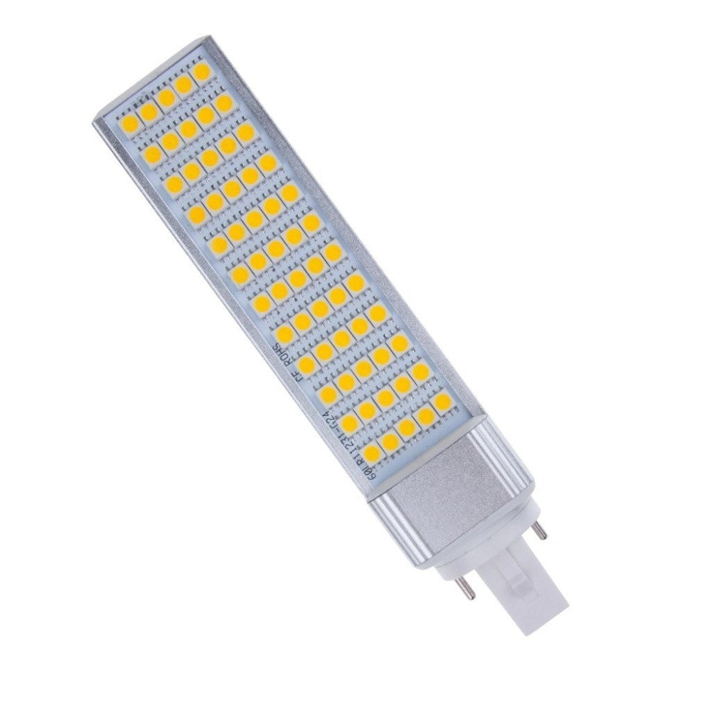 Trade Shop - Lampadina Lampada Faretto G24 Pl 15w 220v 60 Led Luce Bianco Freddo Caldo -
