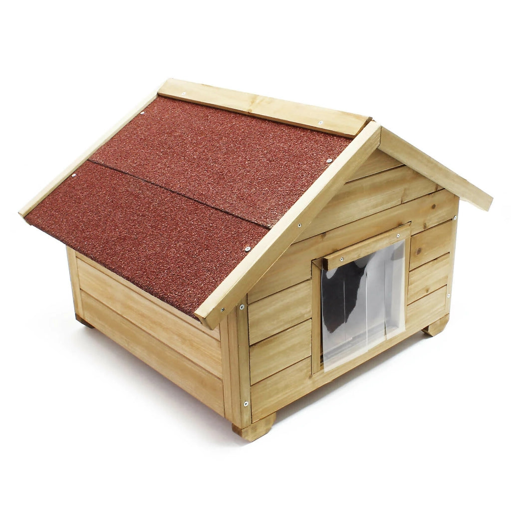 Cuccia per gatti con isolamento robusta cuccia per gatti da esterno in legno piccola 16_0002659