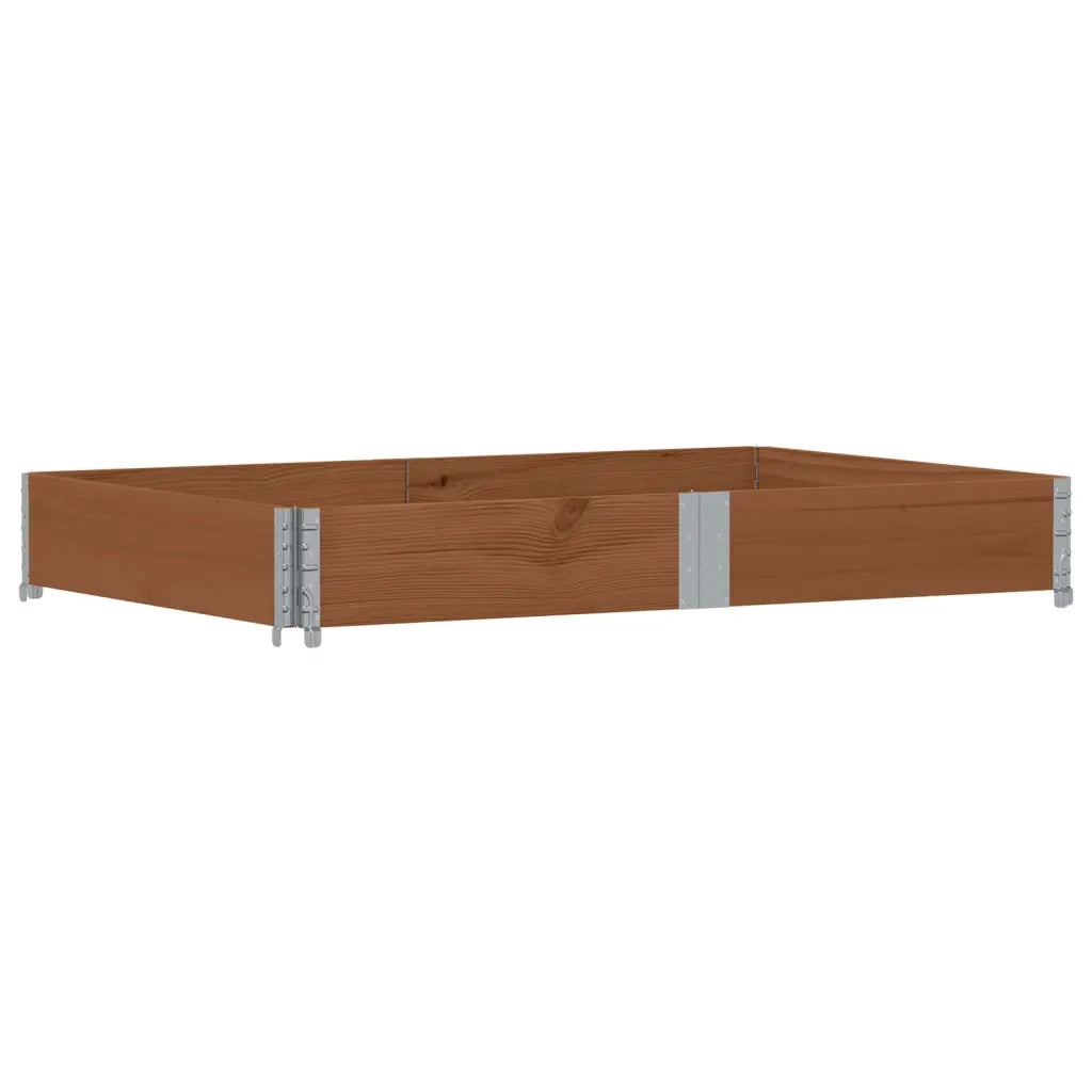 Paretale per Pallet Marrone 150x100cm in Legno Massello di Pino 4010304
